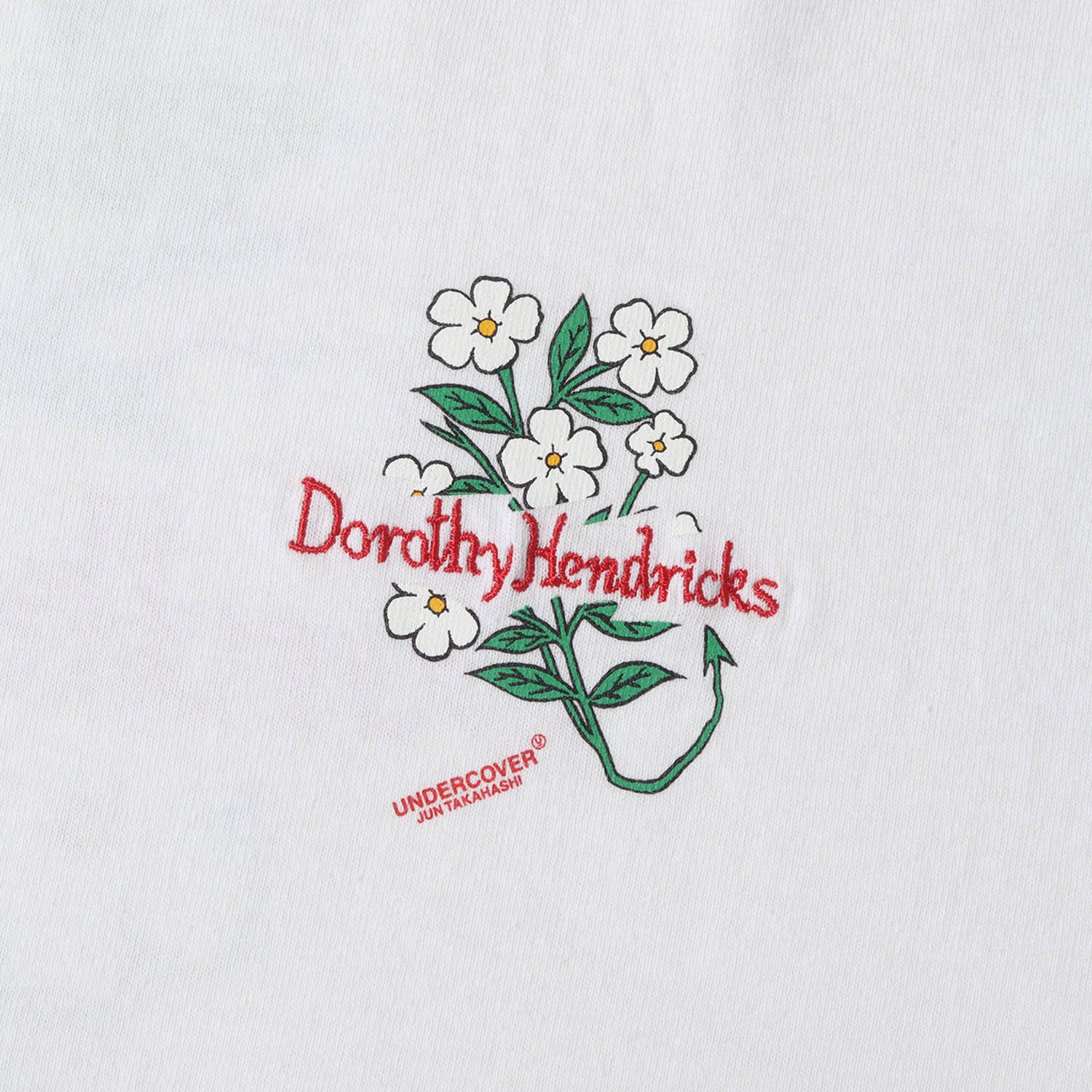 美品 UNDERCOVER アンダーカバー Tシャツ サイズ:XL 23SS Dorothy Hendricks フラワーグラフィック ロングスリーブ  Tシャツ DH LONG SLEEVE TEE FLOWER ホワイト 白 トップス カットソー【メンズ】 - メルカリ