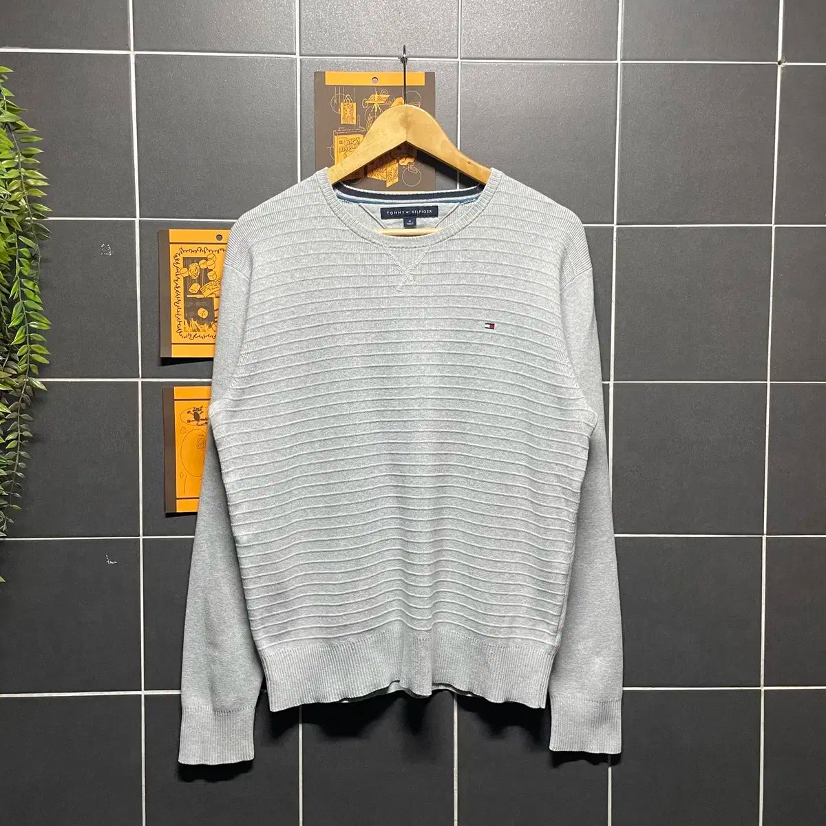Tommy Hilfiger Tommy Hilfiger(トミーヒルフィガー) コットン ラウンドネック ニット