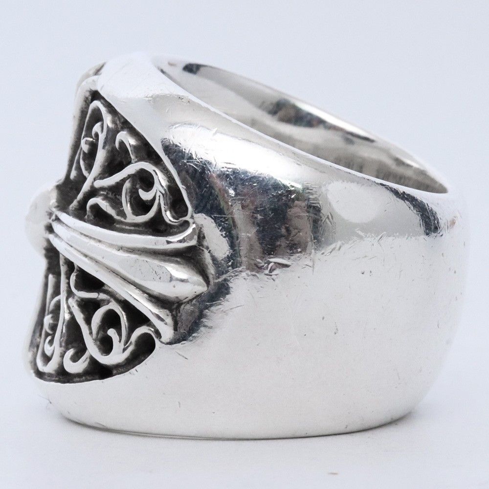 クロムハーツ CLASSIC OVAL/クラシックオーバルクロス シルバーリング