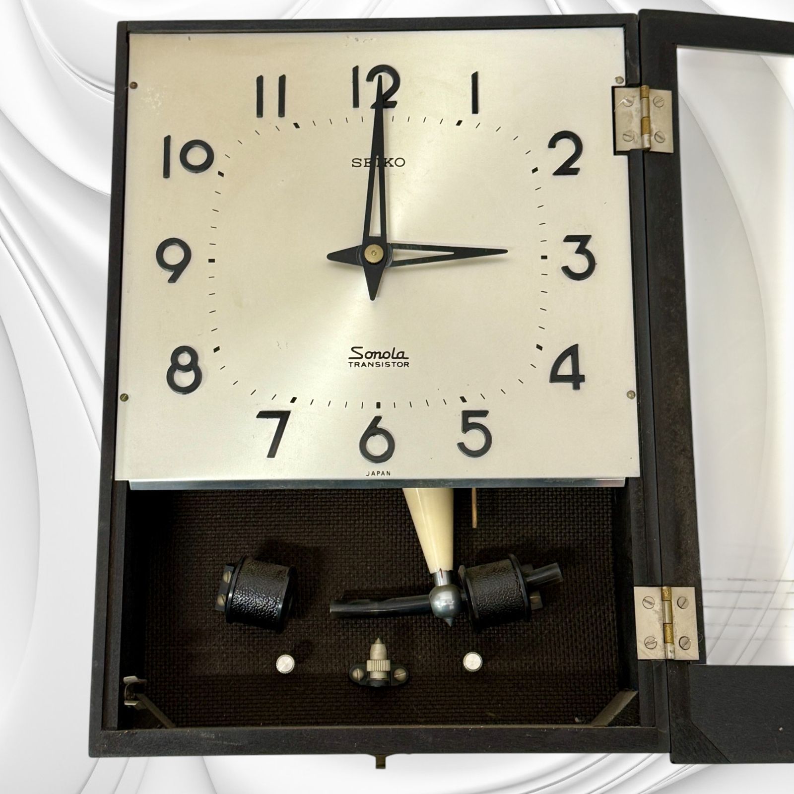 昭和レトロ　SEIKO製PA606 ゼンマイ式振り子時計 ボンボン時計　稼働品 昭和レトロ SEIKO製PA606 ゼンマイ式振り子時計 ボンボン時計