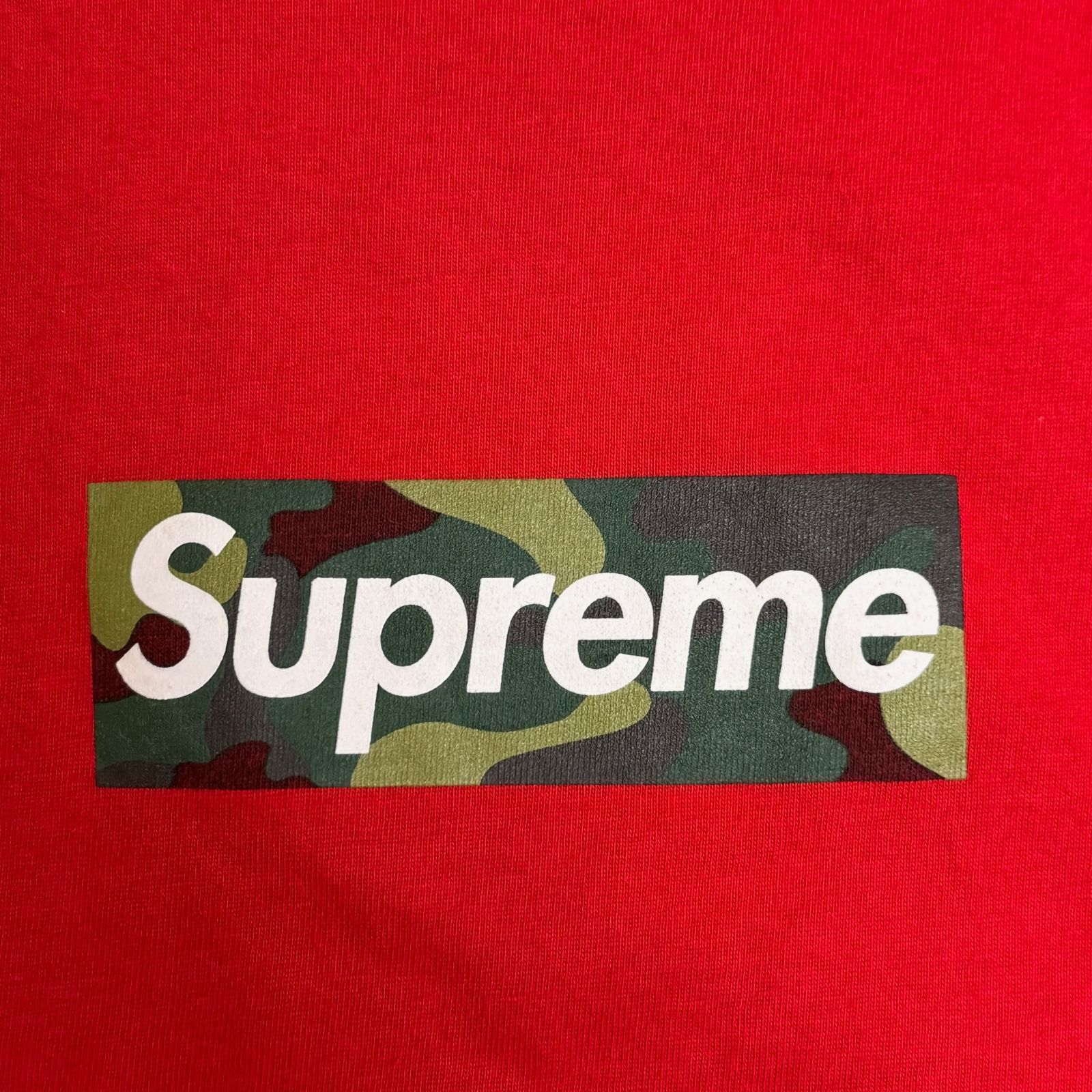 Supreme 23AW Box Logo Tee 迷彩 カモフラージュ ボックスロゴ クルー 