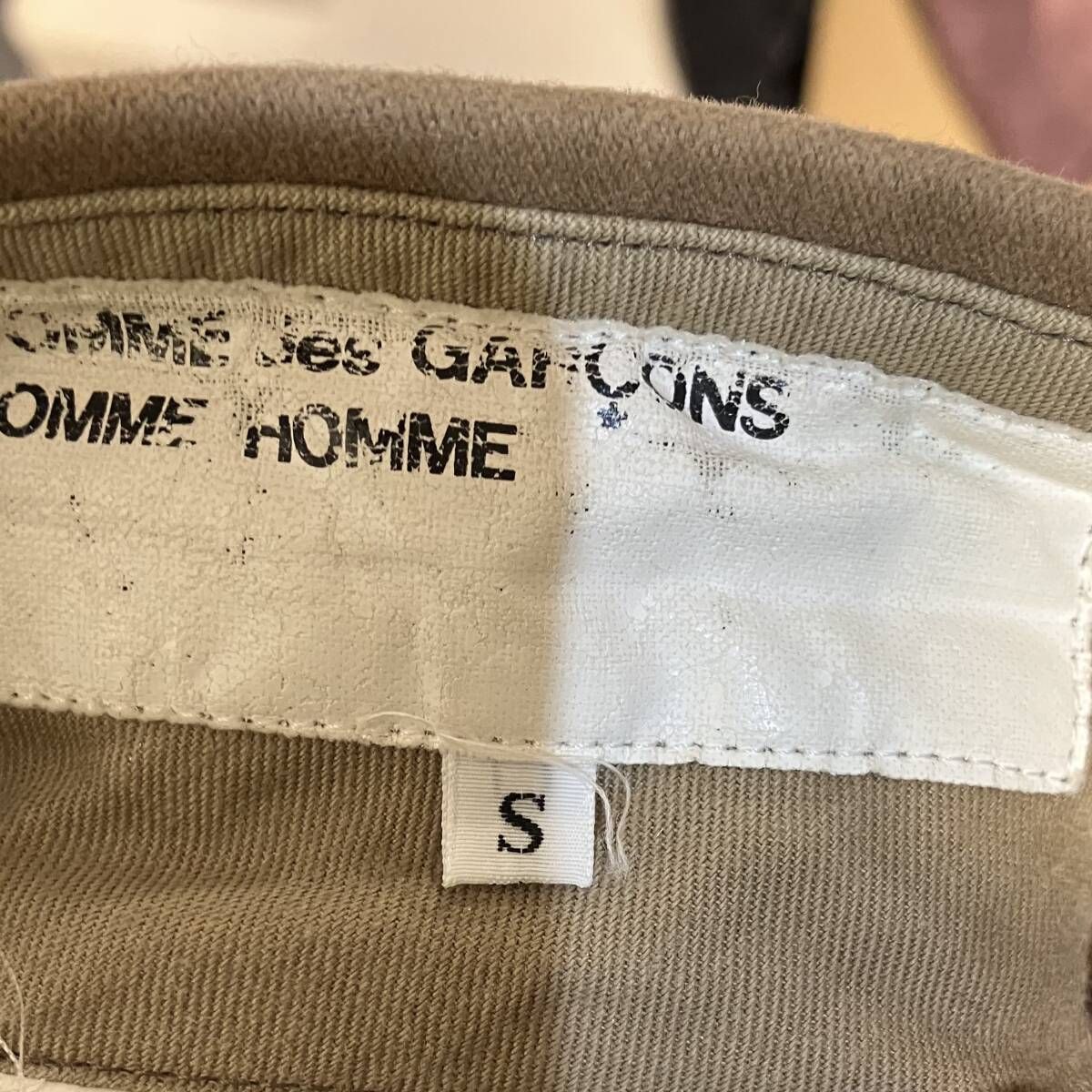 HOMME フェイクスエードパンツ