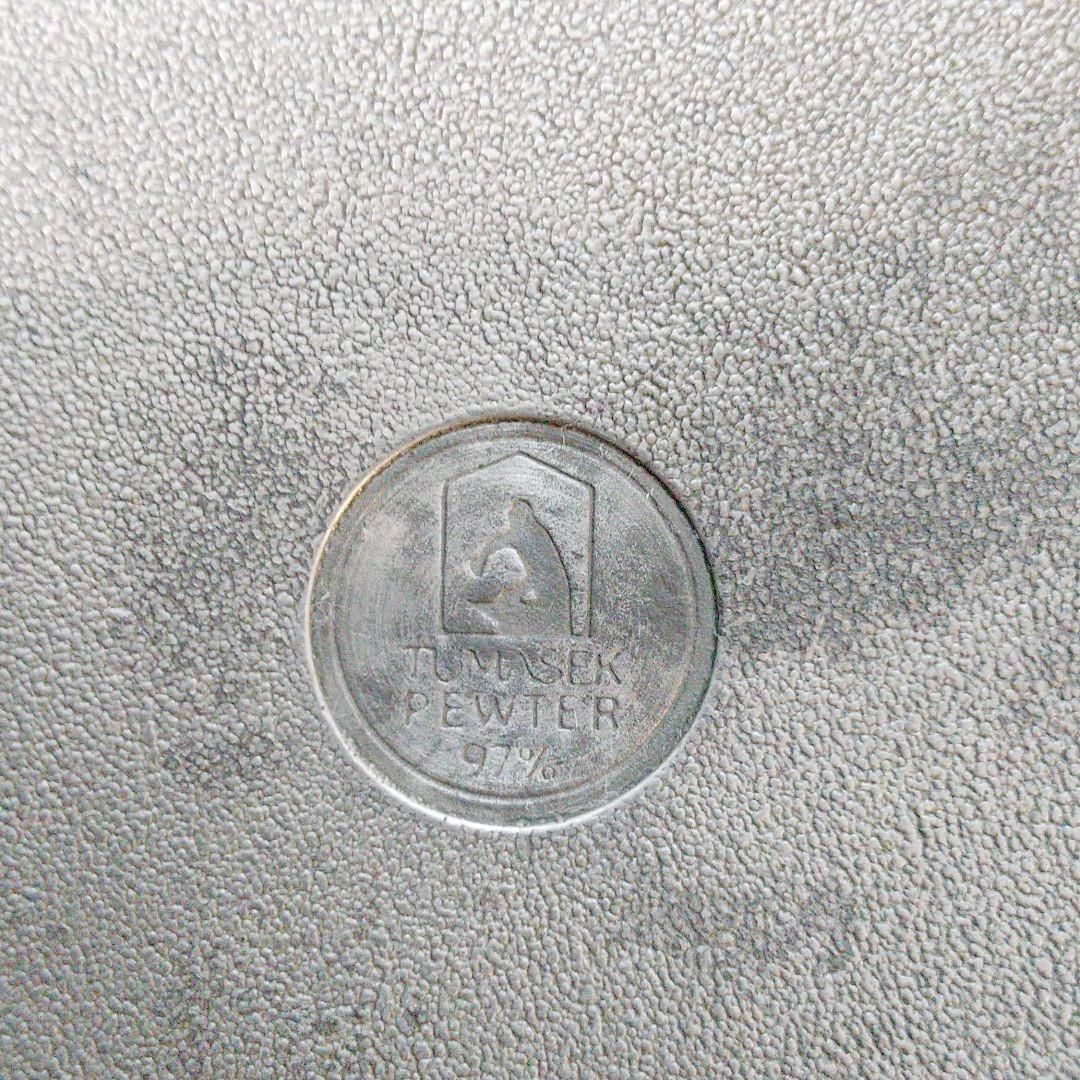 PEWTER 飾り皿 十字 聖書 キリスト 錫製 細密彫刻 ピューター