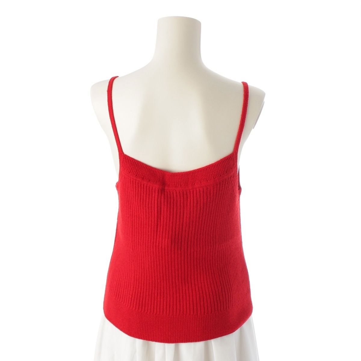 ドリスヴァンノッテン 25 SS ウール アクリル リブ タンクトップ トップス 251-011209-1713-352 レッド L タンクトップ トップス