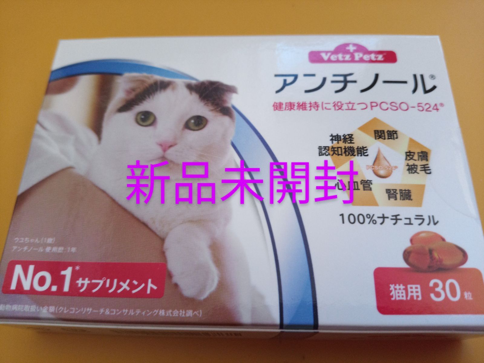 アンチノール 猫用 未開封 60粒 遠し