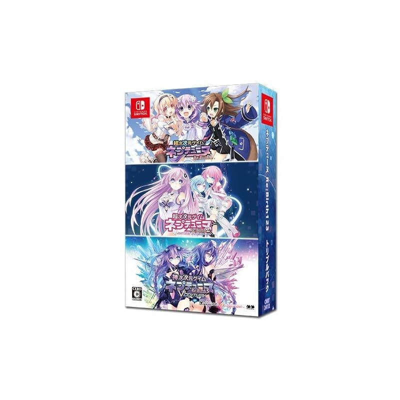 【.co.jpエビテン限定】ネプテューヌ Re;Birth123 トリプルパック ファミ通DXパック TシャツM