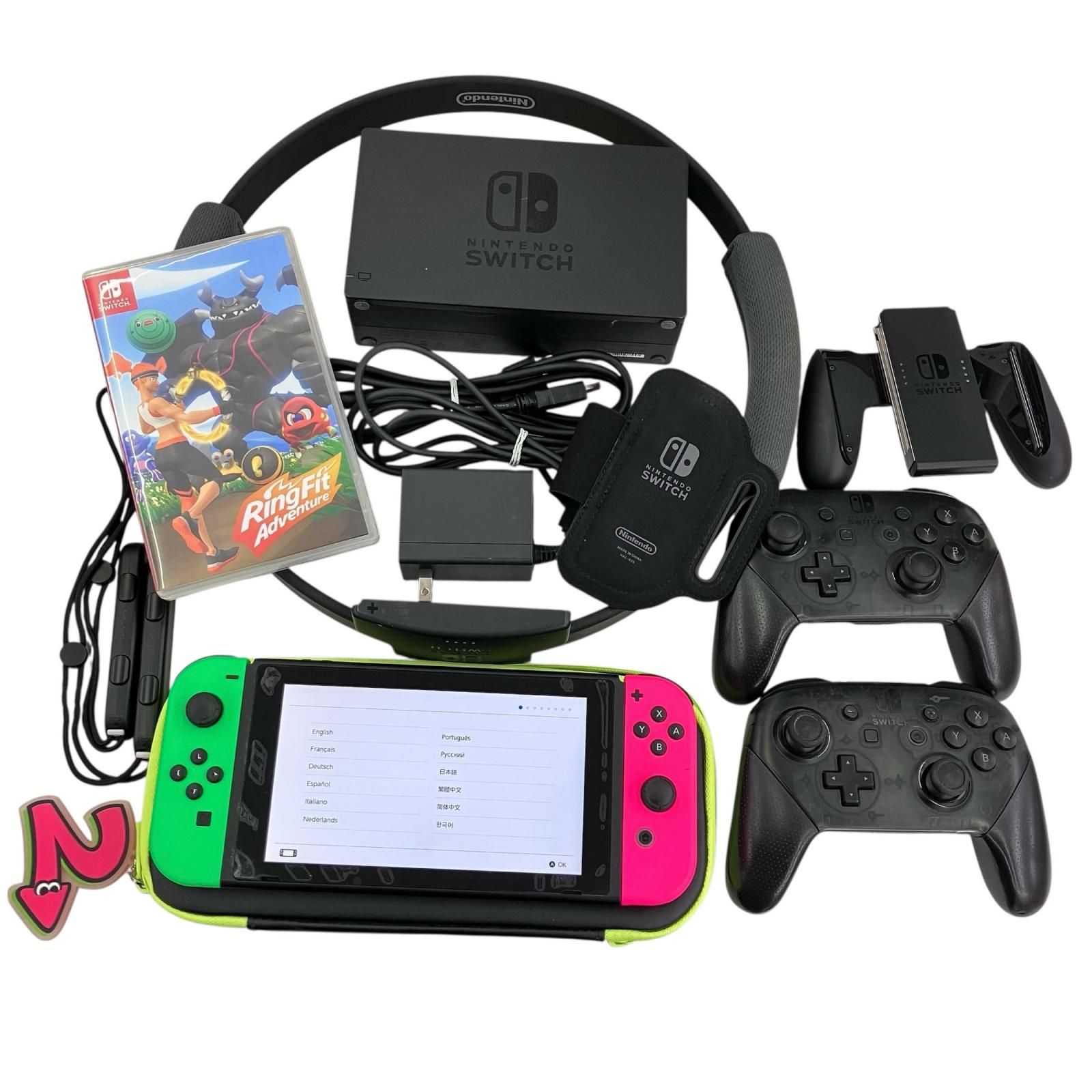 186000 現状品 セット♪ Nintendo Switch リングコン ジョイコン