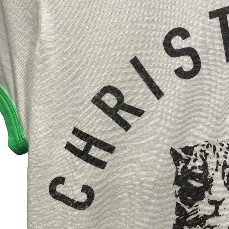 クリスチャン・ディオール Christian Dior ロゴプリントTシャツ 223T18A4499 ホワイト コットン 半袖Ｔシャツ レディース 中古 クリスチャン・ディオール Christian Dior ロゴプリントTシャツ