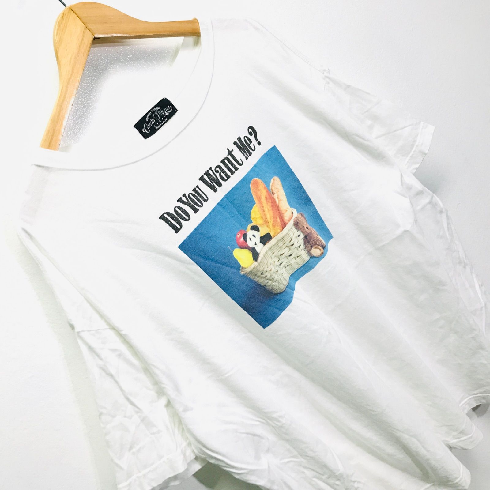 w^)b Candy Stripper キャンディ ストリッパー Tシャツ ホワイト 白