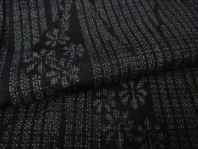 平和屋本店□極上 本場結城紬 重要無形文化財 100亀甲 花間道 逸品