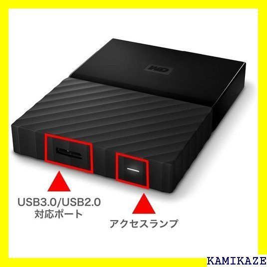 ☆大人気_Z033 WD HDD ポータブル ハードディスク 2TB US ort