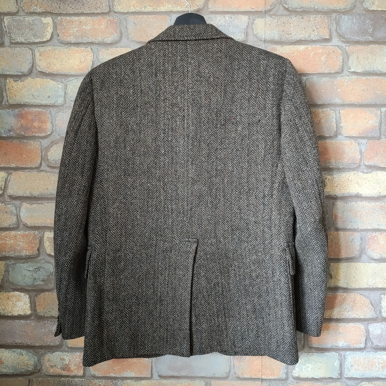 70s 黒タグ前期 EddieBauer HarrisTweedJacket MADE IN USA 70