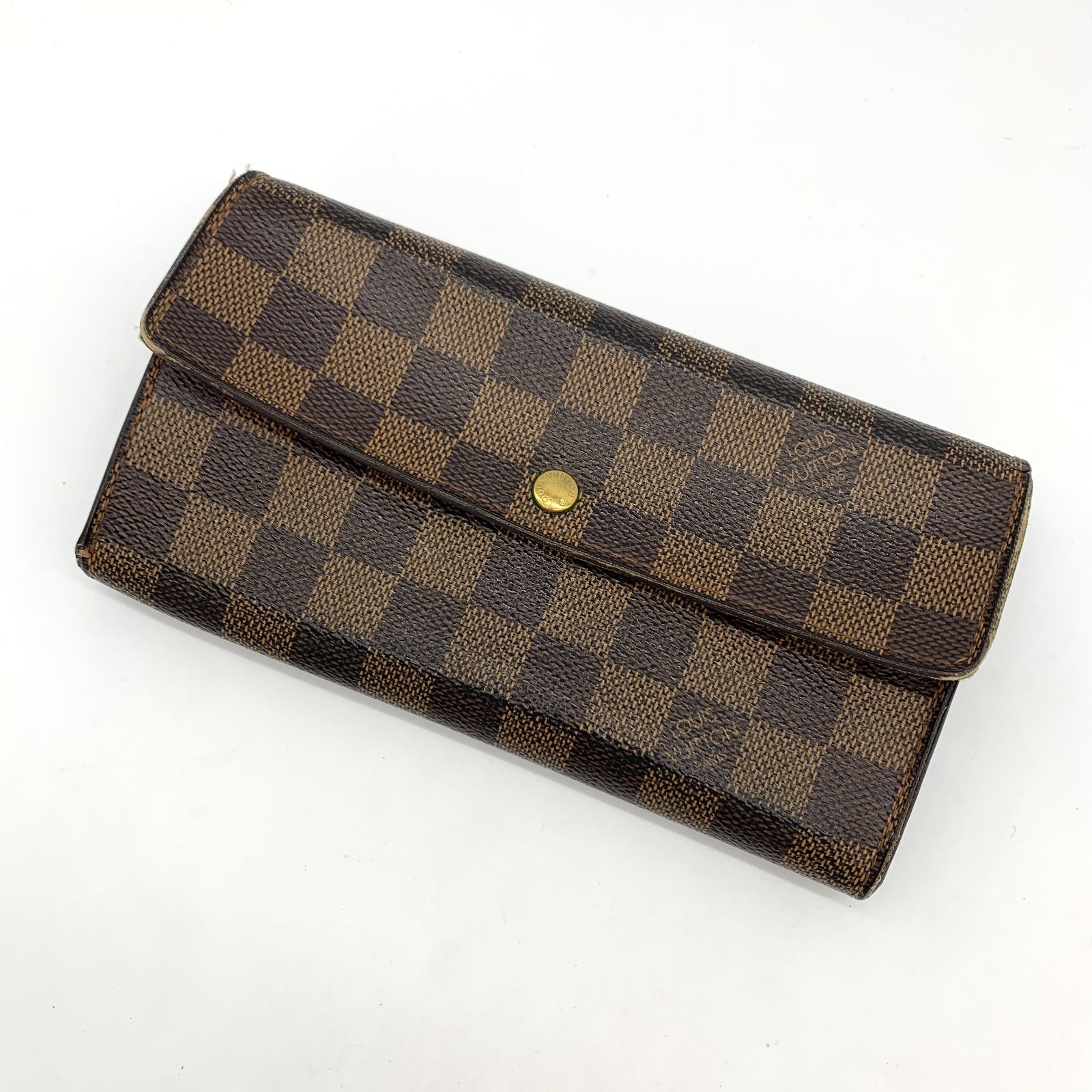 ▽Louis Vuitton/ルイヴィトン ダミエ ポルトフォイユサラ N61734 長