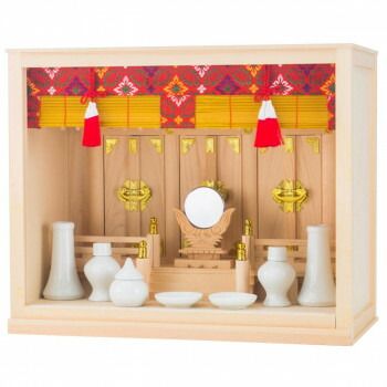 神棚の里 箱宮神棚セット 皐月 16号 神具セット付き