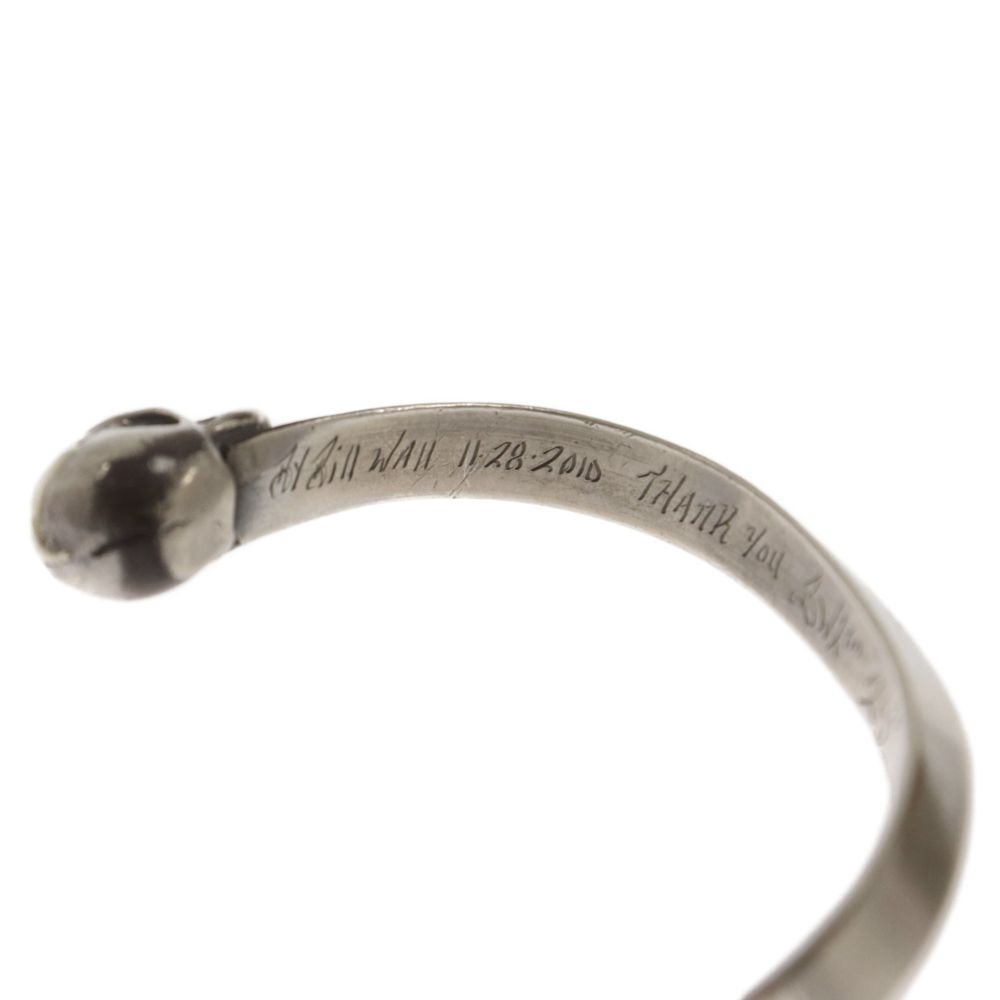 スカル☆バングル クレイジーピッグ CRAZY PIG DESIGNS HEAVY TWO SKULL BANGLE