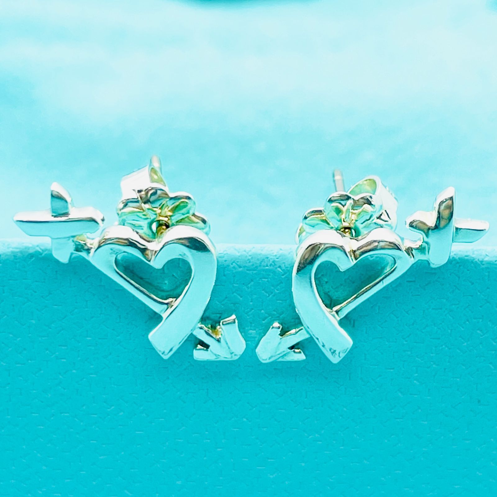 ティファニー ピアス シルバー925 ラヴィング ハート アロー Tiffany&Co. /24-652