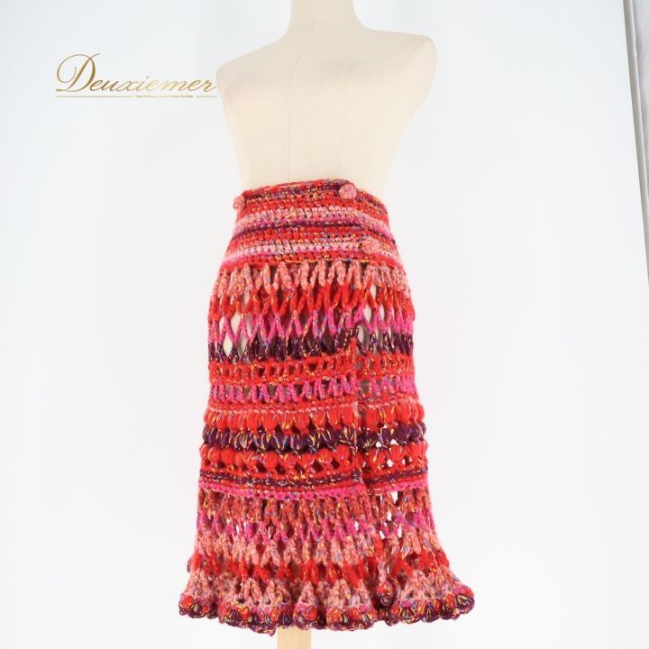 トクコ スカート 美品 TOKUKO1erVOL トクコプルミエヴォル レース