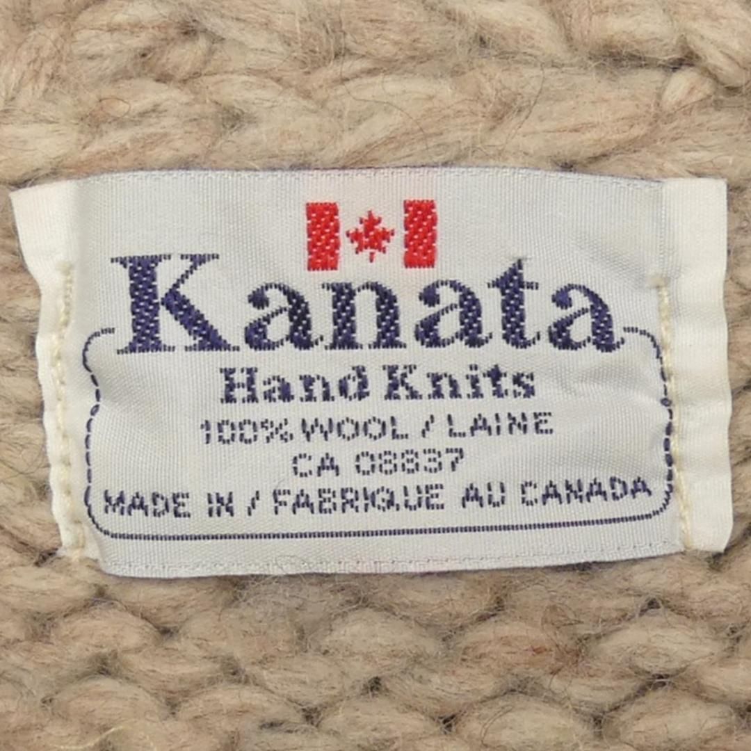カウチンセーター kanata ニット XL カナダ製 カナタ 鳥柄 X7116