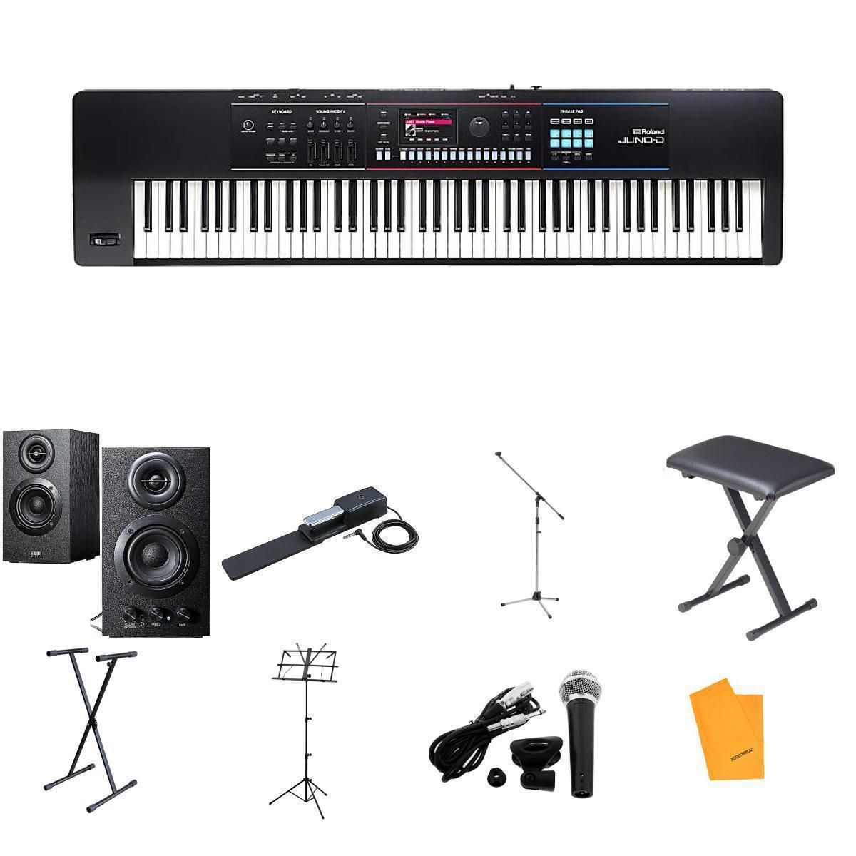 弾き語り初心者セット+低音調整木製スピーカー】Roland(ローランド 