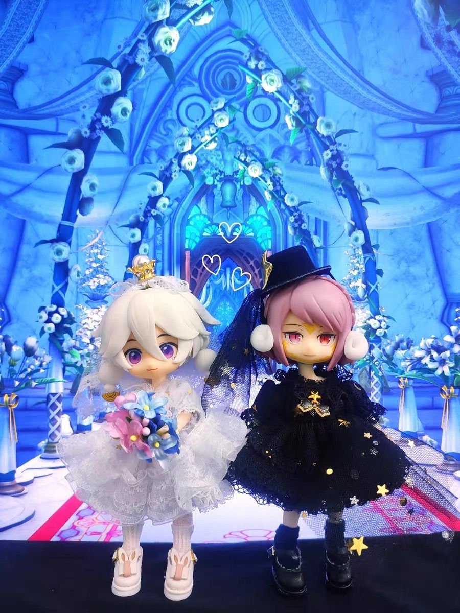 JANAYA ハンドメイド　オビツ11服　黒色レースワンピース　4点セット
