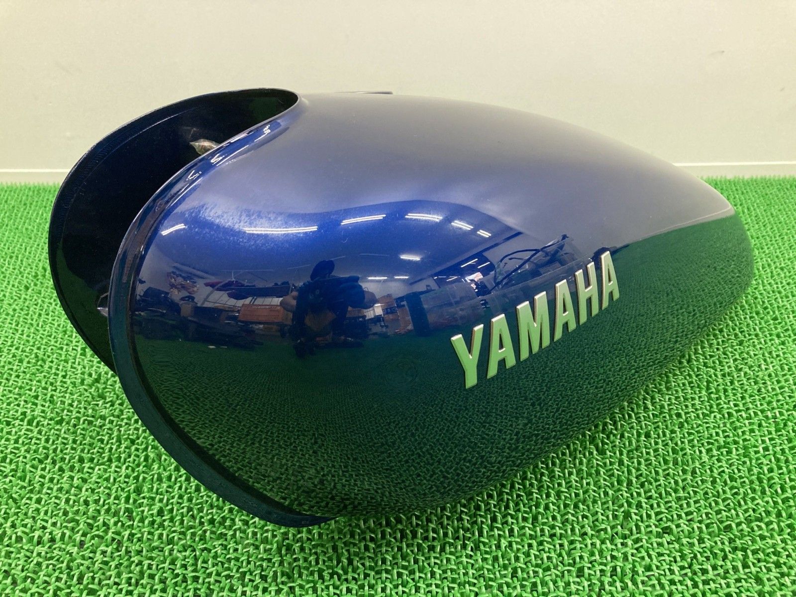 SR400 タンク 青M ヤマハ 純正 2BL-RH16J ファイナル ダルパープリッシュブルーメタリック フューエルタンク 燃料タンク hO