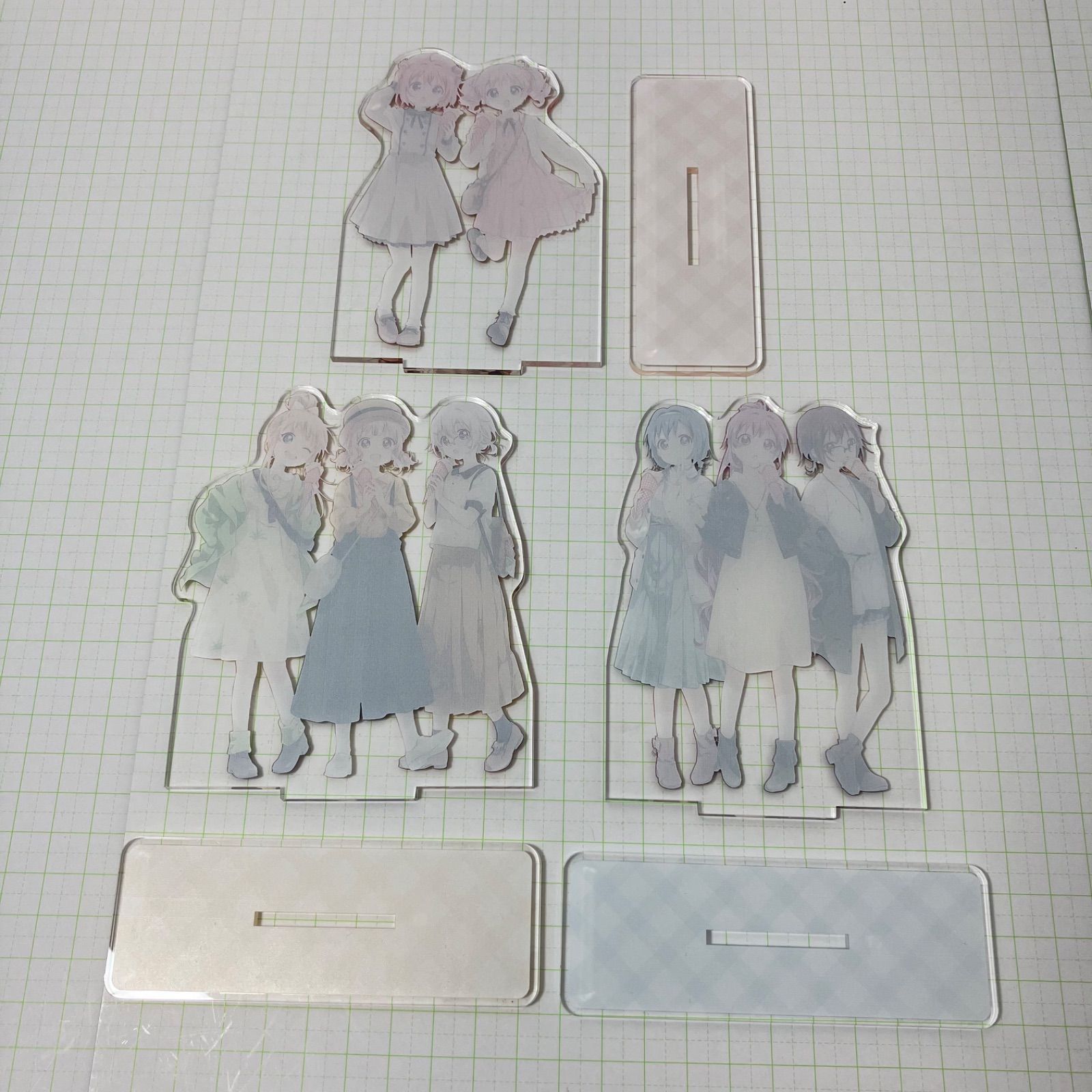 瀬戸店】ゆるゆり アクリルスタンド 3個セット【クレープ千歳・櫻子 