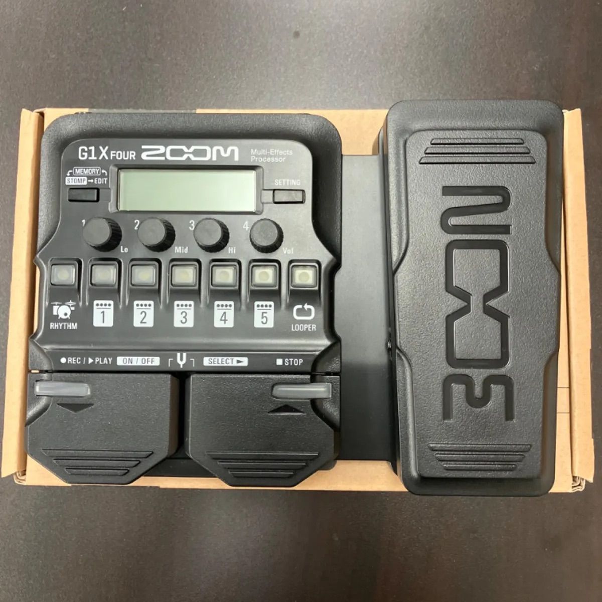 【未使用品】ZOOM G1X FOUR MULTIEFFECTS PROCESSOR WITH EXPRESSION PEDAL メルカリ
