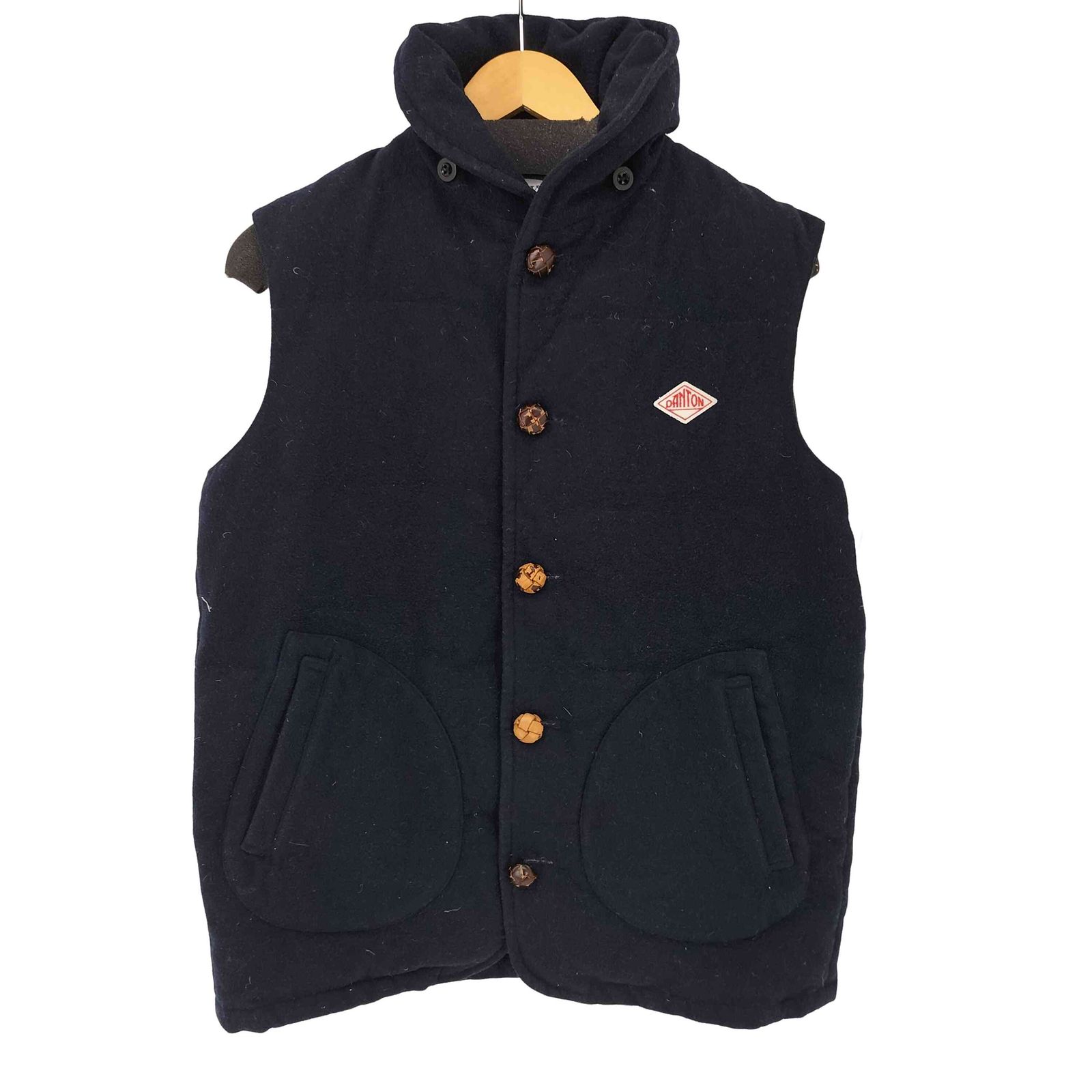 DANTON ✕ BEAMS ダントン ビームス ウールモッサ ベスト 40 ダントン DANTON ウールモッサ ダウンベスト メンズ JPN：42