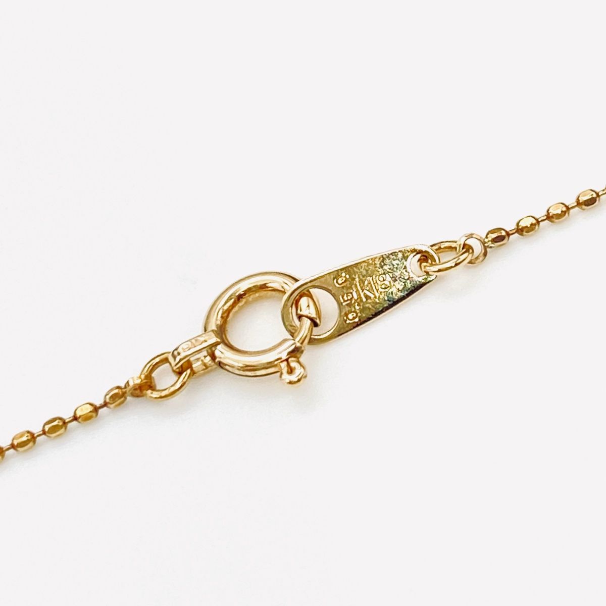 メレダイヤ デザインネックレス YG イエローゴールド ペンダント  