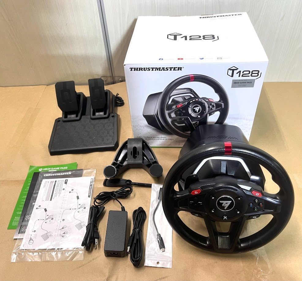 美品 Thrustmaster たわい t128 xbox