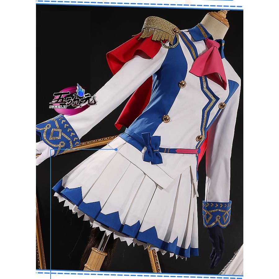 人気 江南猫次 ウマ娘 トウカイテイオー 勝負服 コスプレ 衣装 ウィッグ 耳 尻尾 靴 追加可 BJ0922MLレイヤー服