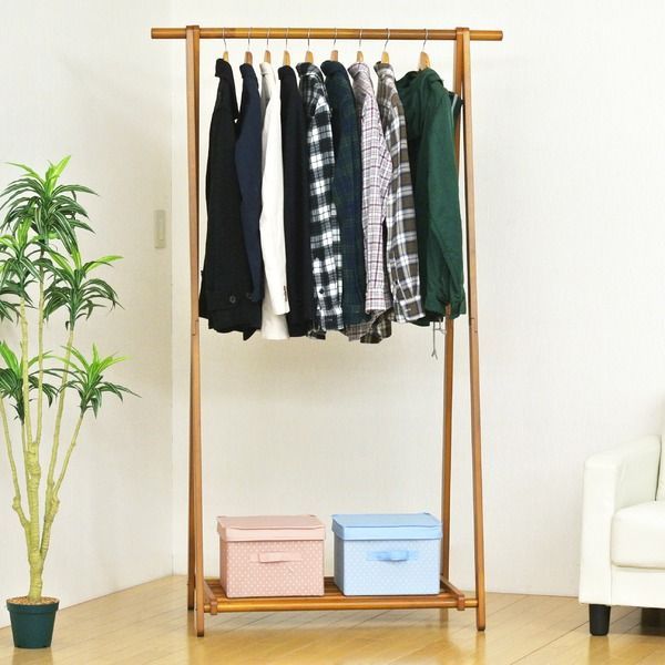 アクタス 木製ハンガーラック オーク材 楽天市場】ハンガーラック 木製
