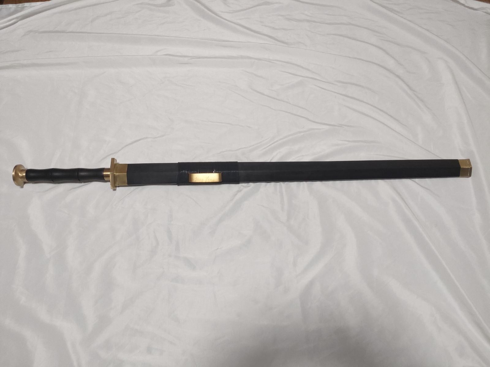 ○訳あり品○ 純銅装蛇行漢剣 アルミ合金刀身 ジュラ漢剣