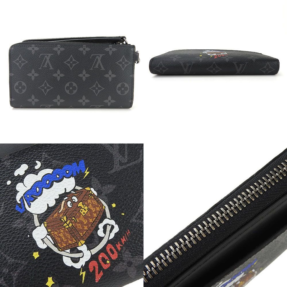 中古】ルイヴィトンL字ファスナー長財布ジッピードラゴンヌ