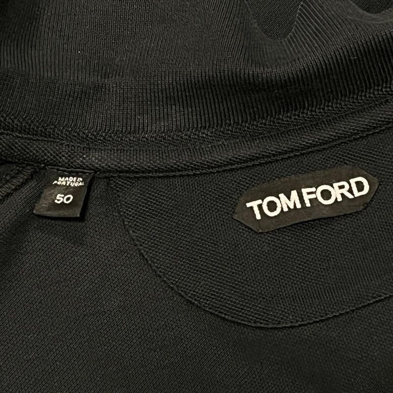 TOM FORD トム フォード POLO YAKA ポロシャツ 紺 メンズ