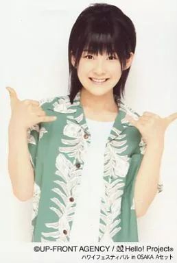 中古】生写真(ハロプロ) Berryz工房/嗣永桃子/上半身・シャツ緑