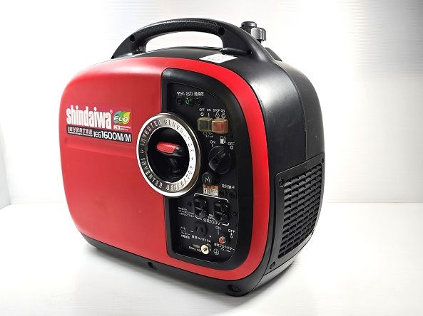 中古品】 新ダイワ shindaiwa やまびこ 小型発電機 インバーター ガソリンエンジン エコ機能付き IEG1600M-Y 災害  ○YR-17429○ - メルカリ