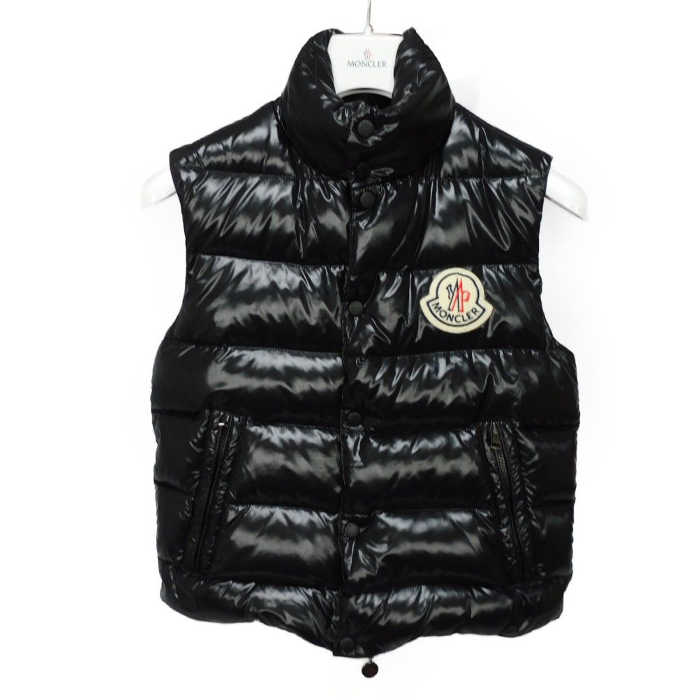 MONCLER モンクレール チベット シャイニー ジレ 0 ナイロン デカロゴ 