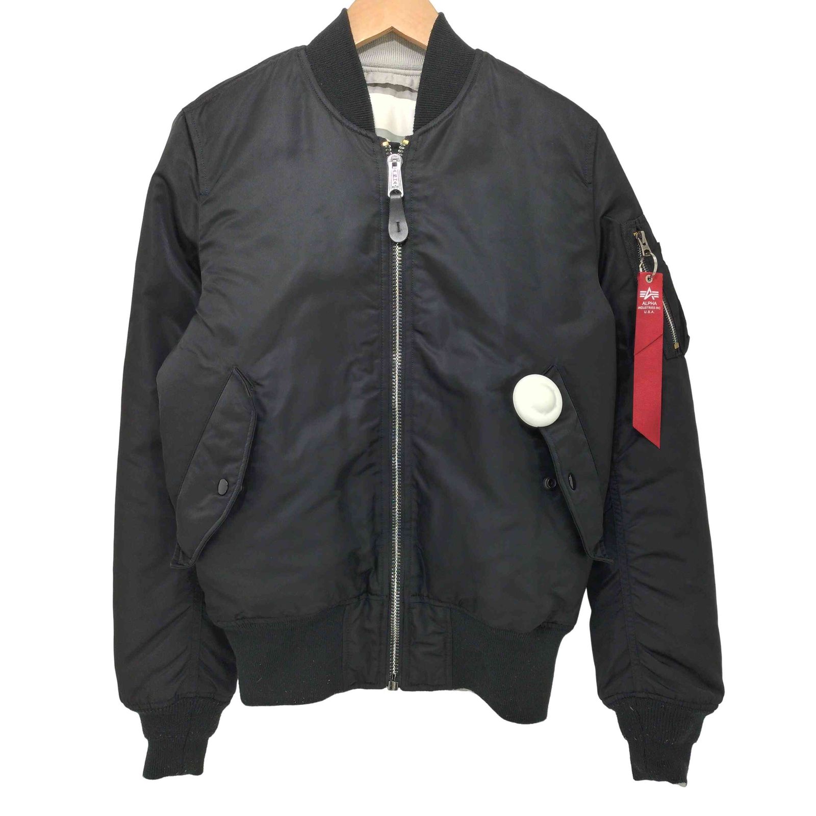 アルファインダストリーズ　MA-1 フライトジャケット　S　リバーシブル アルファインダストリーズ ALPHA INDUSTRIES リバーシブル MA1