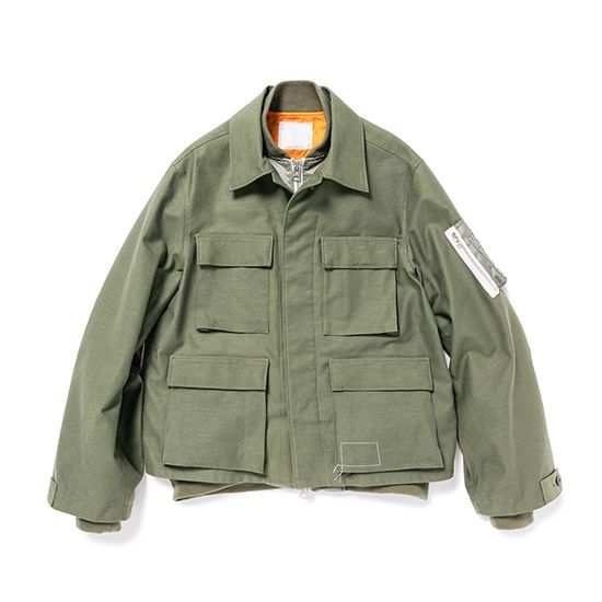WTAPS SACAI COTTON BACK SATIN JACKET 02 JACKET COTTON BACK