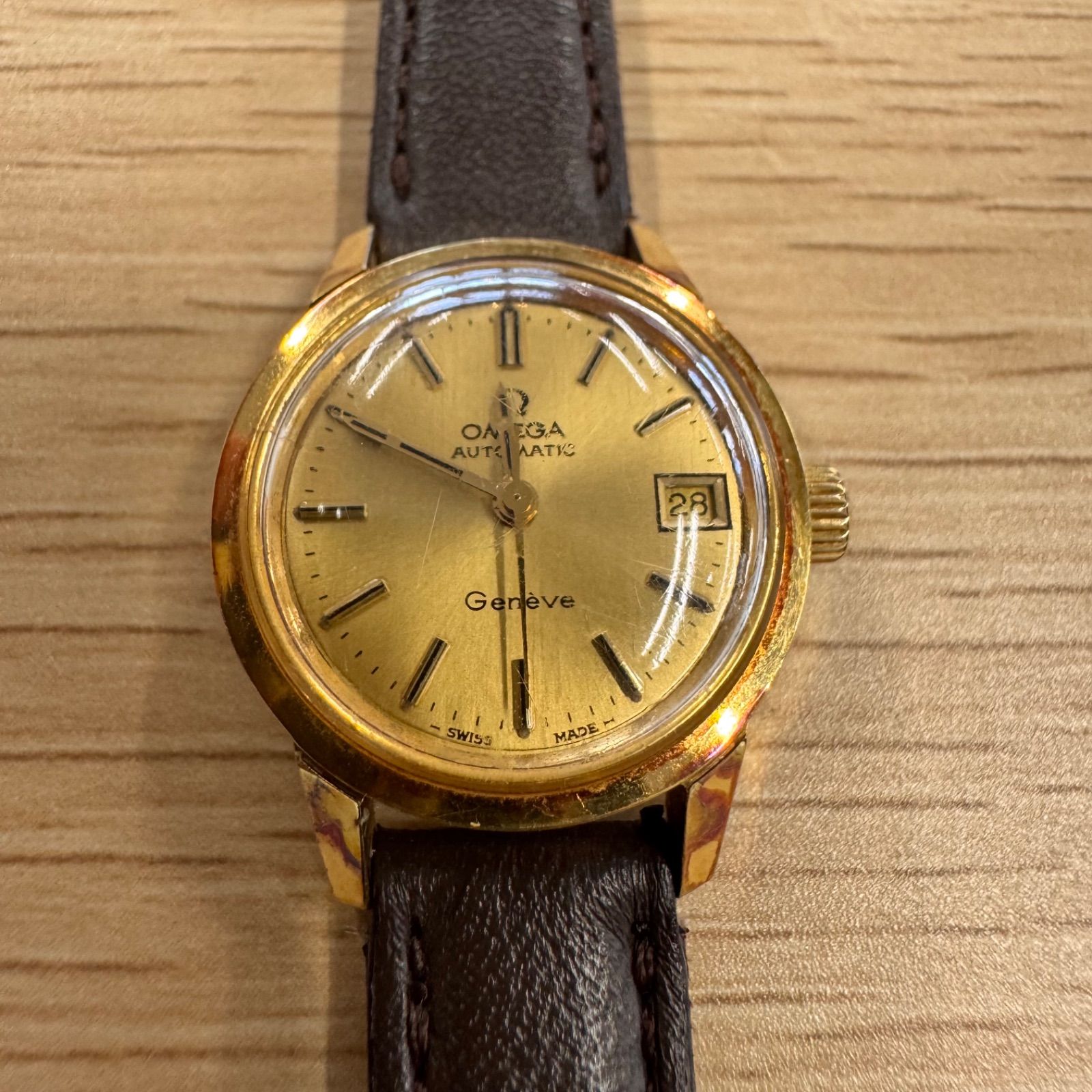 OMEGAジュネーヴ 566.045 ヴィンテージ 自動巻稼働品 - メルカリ