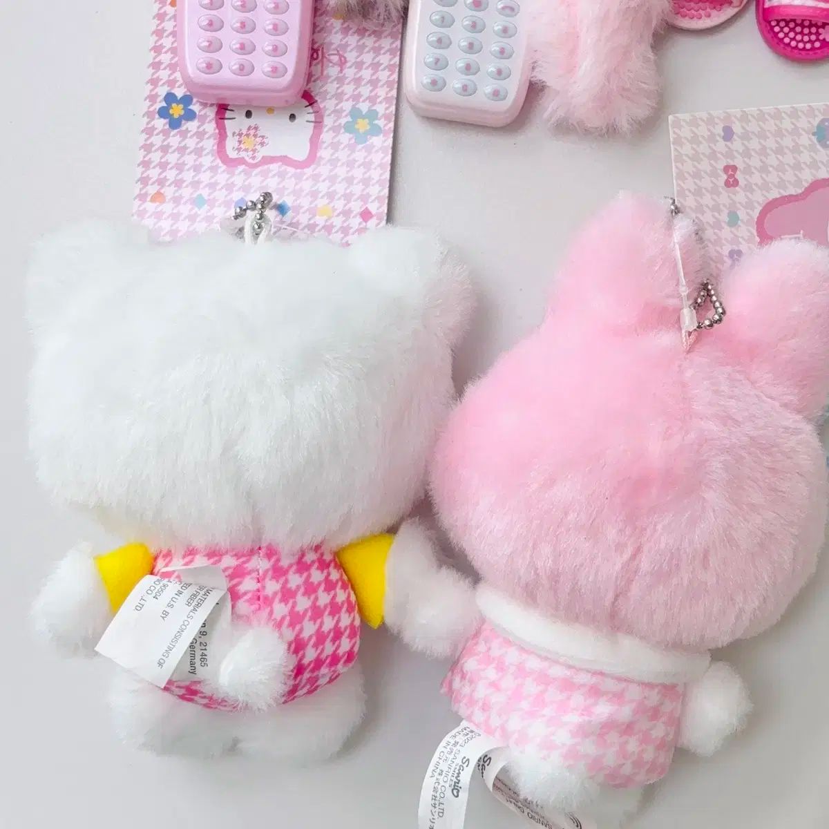 Sanrio サンリオ カオハナ マイメロディー hello kitty ハローキティ マスコット スリッパキーリング フィーチャーフォン