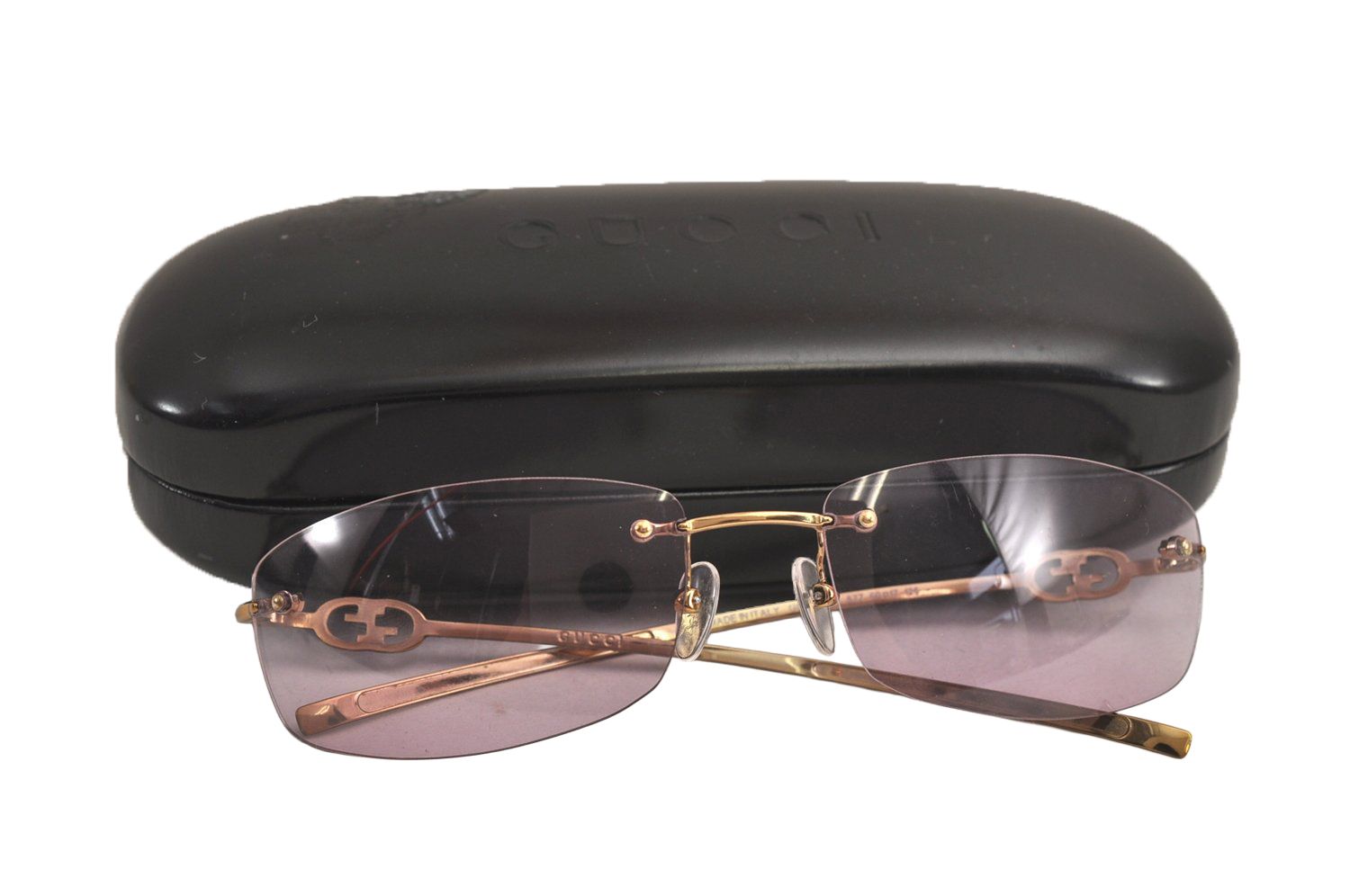 GUCCI グッチ ヴィンテージ サングラス チタン GG1775S パープル 5314M