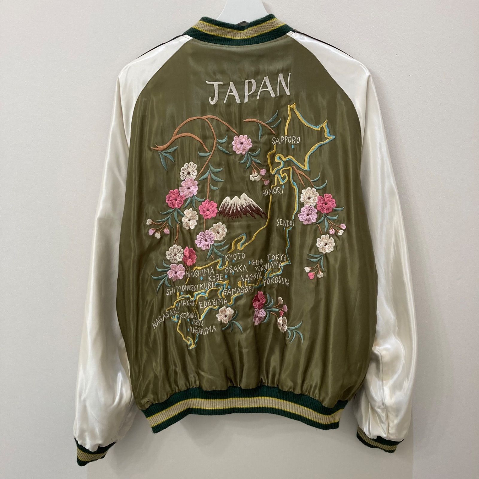 TAILOR TOYO テーラー東洋 ROARING TIGER × JAPAN MAP スカジャン