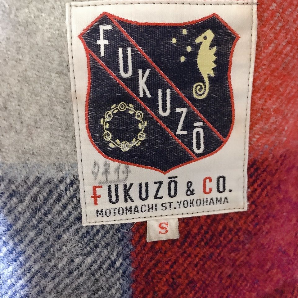 FUKUZO&CO フクゾー ウールジャケット レディース サイズS チェック柄 モコモコ アウター - メルカリ