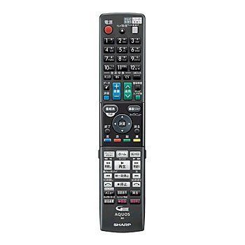 テレビ・映像機器 シャープ ブルーレイディスクレコーダー用リモコン 