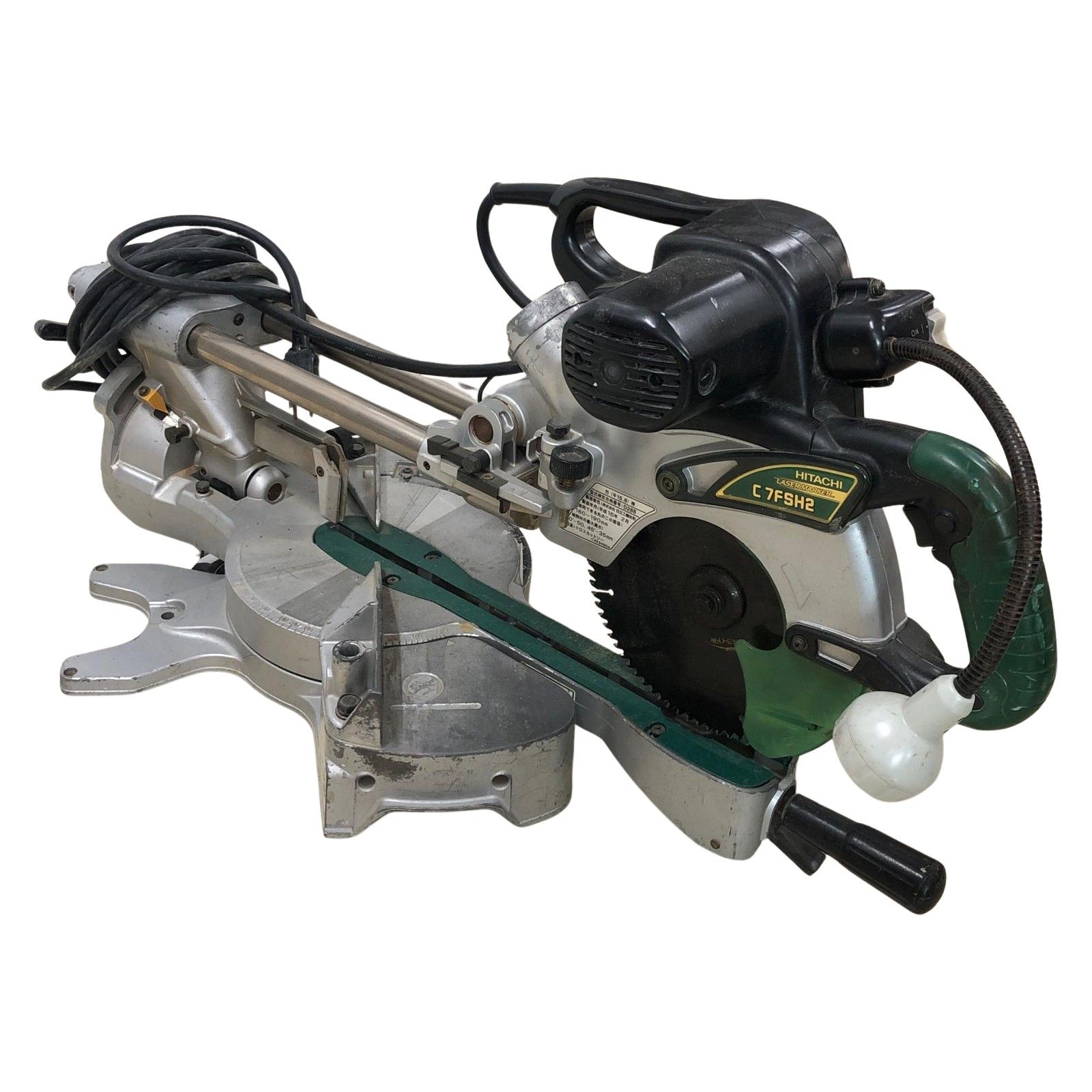HITACHI 日立 190mm 卓上スライド丸のこ C7FSH2 グリーン