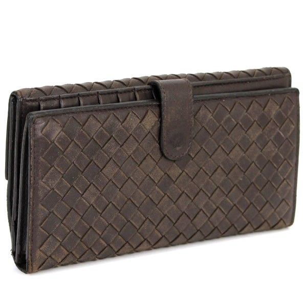 ボッテガ ヴェネタ BOTTEGA VENETA イントレチャート Wホック 二