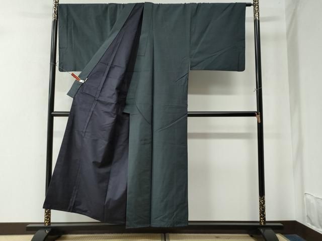 平和屋着物●男性 本場大島紬 アンサンブル 亀甲萬葉 井田哲則作 キングサイズ ますいわ屋扱い 証紙付き 正絹 CAAW7988yc