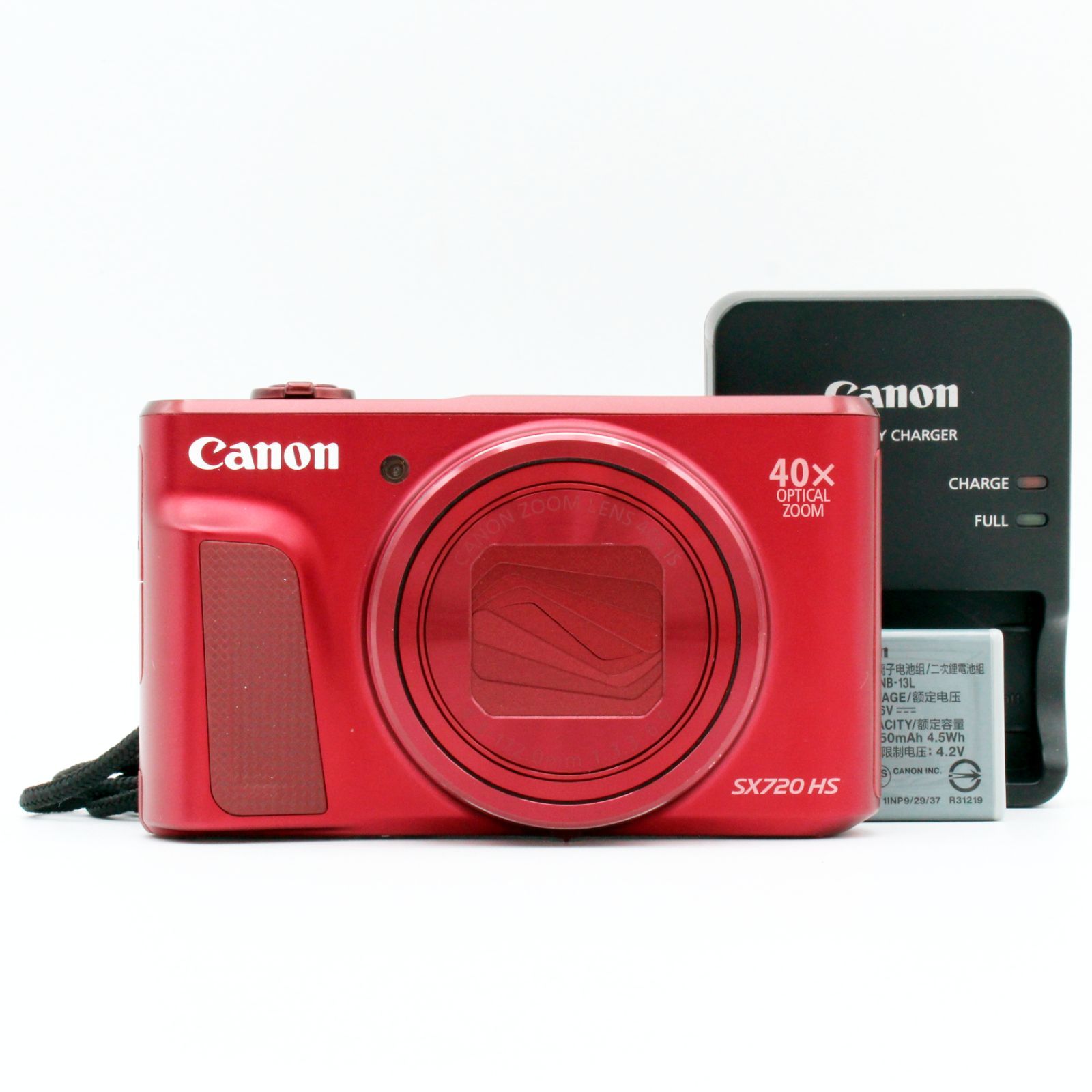 極上品】CANON PowerShot SX720 HS レッド#7001 - メルカリ